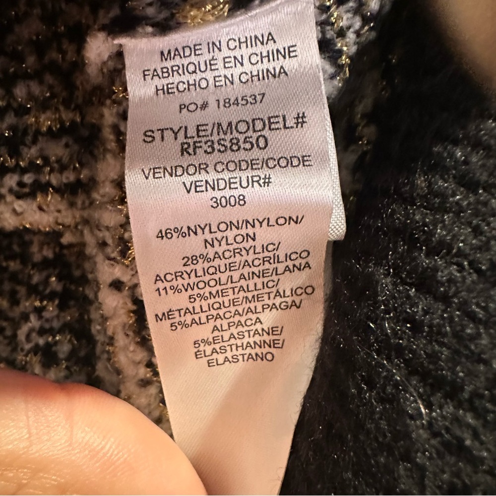 Splendid NWT “Ginny” Plaid Turtleneck Sweater - Picture 11 of 12
